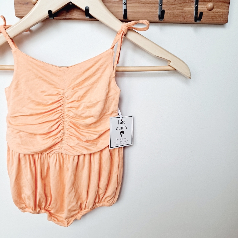 ✔SOLD✔Kate Quinn Ruched Bubble Romper - Picture 2 of 5